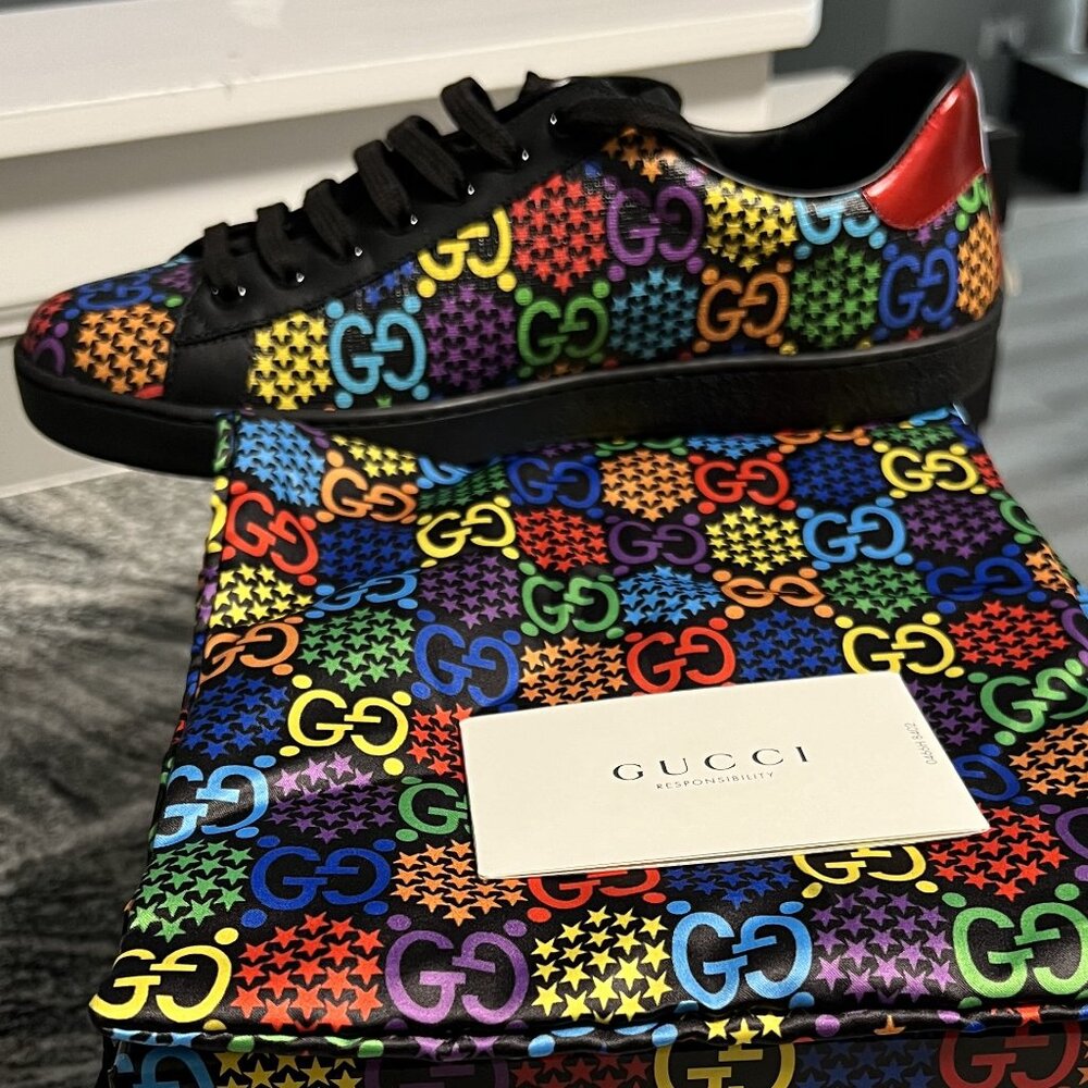 Gucci Ace GG Supreme Low Psychedelic